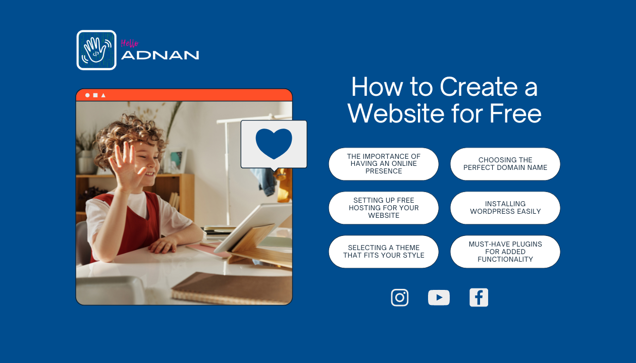 how to create a website for free